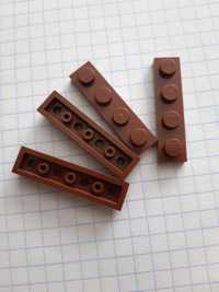 Lego 3710 Płytka 1x4 R. Brown Nowe 10 szt.