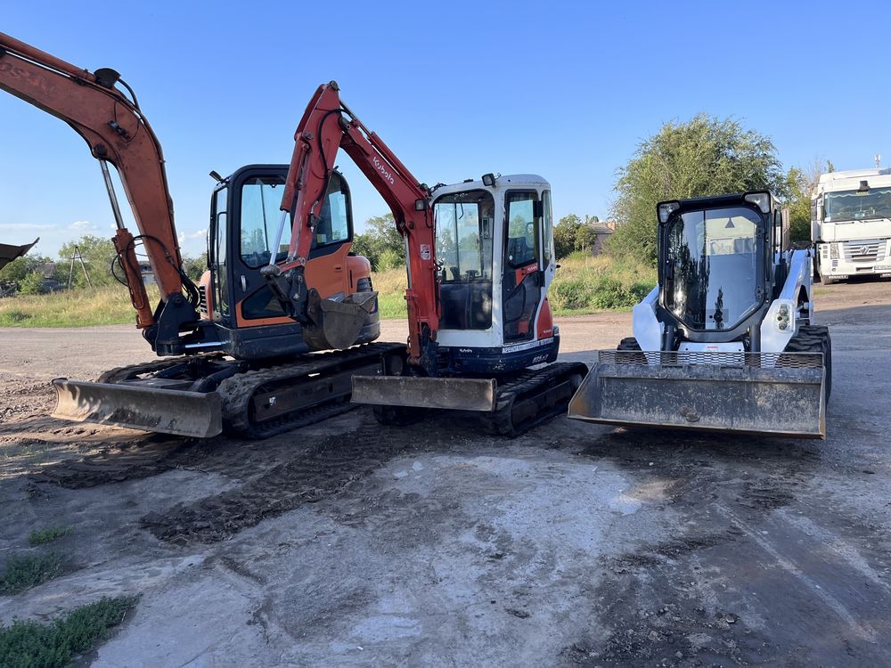 Услуги экскаватора bobcat гидромолот Бобкат экскаватор камаз зил