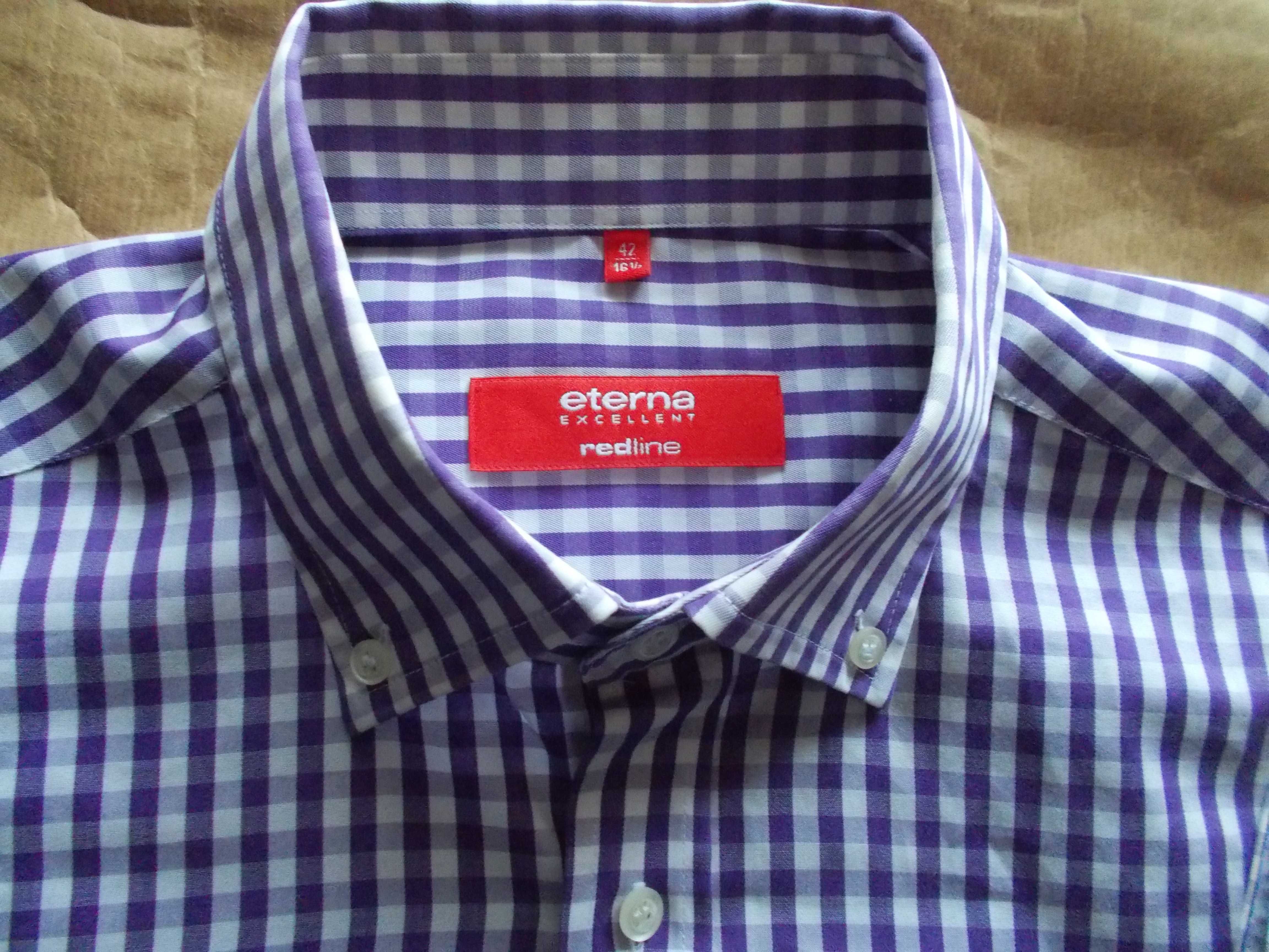 -L- ETERNA -Excellent RED LINE PREMIUM Koszula Męska L 42/3 cm Germany