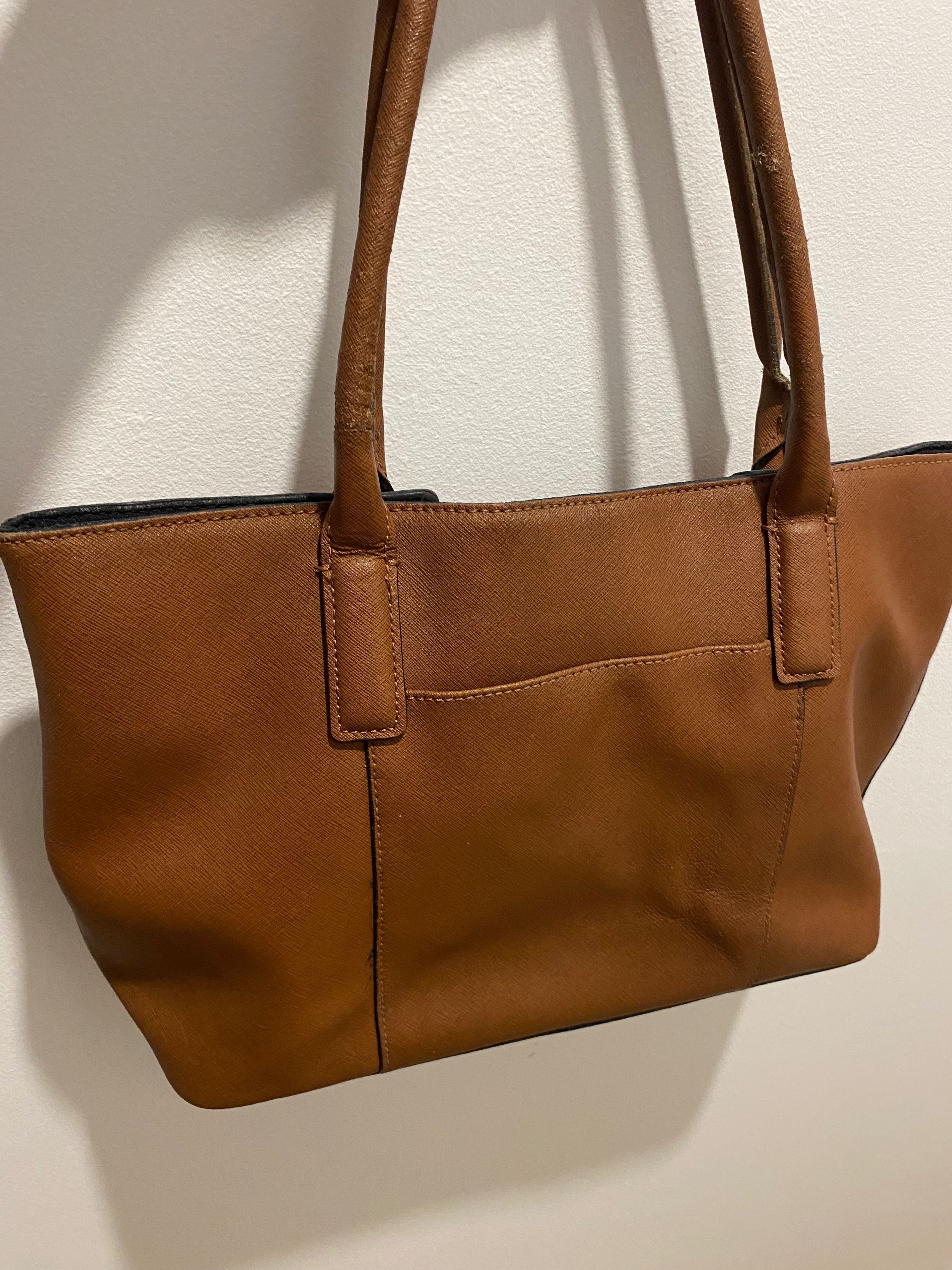 Mala Calvin Klein original bolsa grande castanho