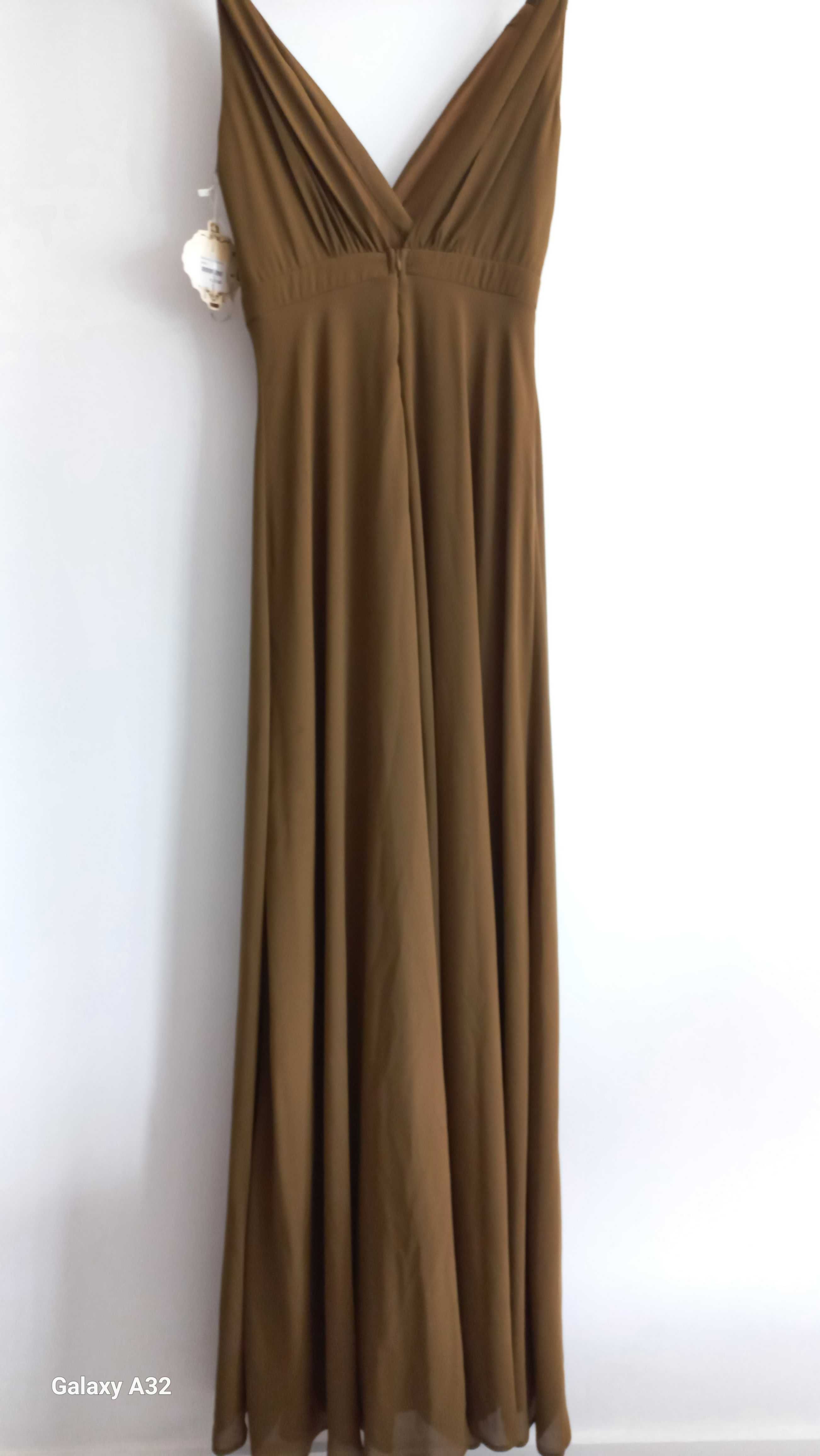 LINDO E ELEGANTE VESTIDO DE FESTAS E CERIMÓNIAS - NOVO ! OPORTUNIDADE!