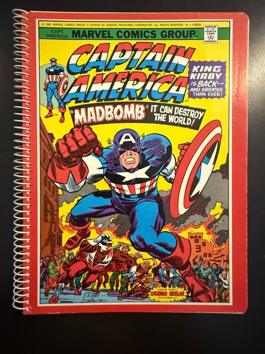 Conjunto de 4 Cadernos Ambar - Marvel Comics Group