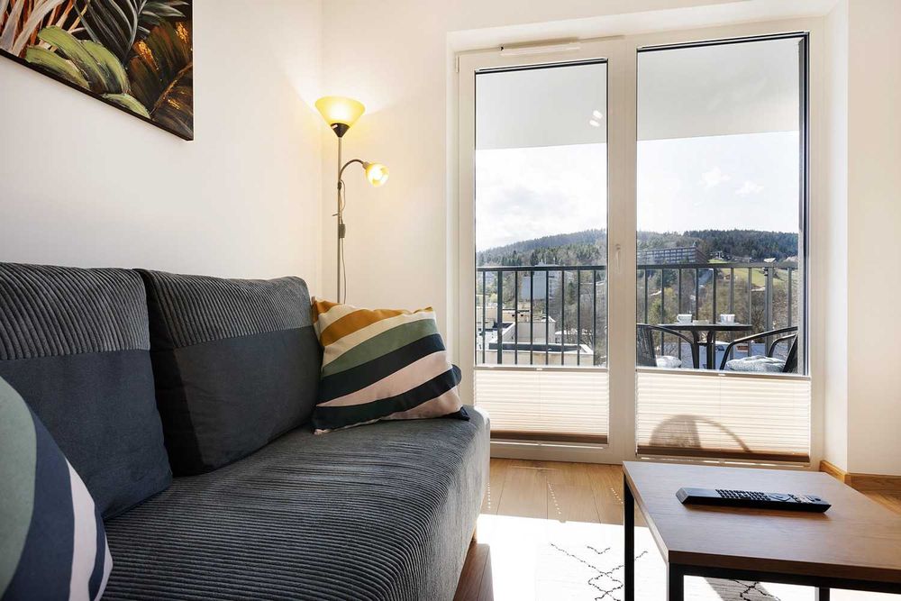 Apartament Ale Widok Cicha: do 5 osób, garaż, balkon, winda, centrum