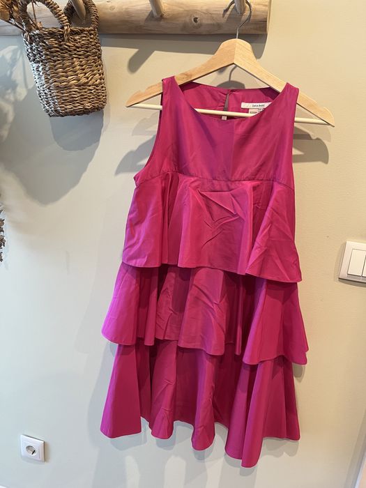 Vestido Zara M - Rosa Fuxia