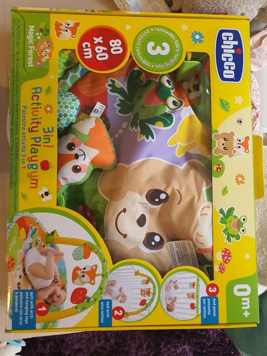 Ginasio de actividades Chicco 3 em 1-Novo