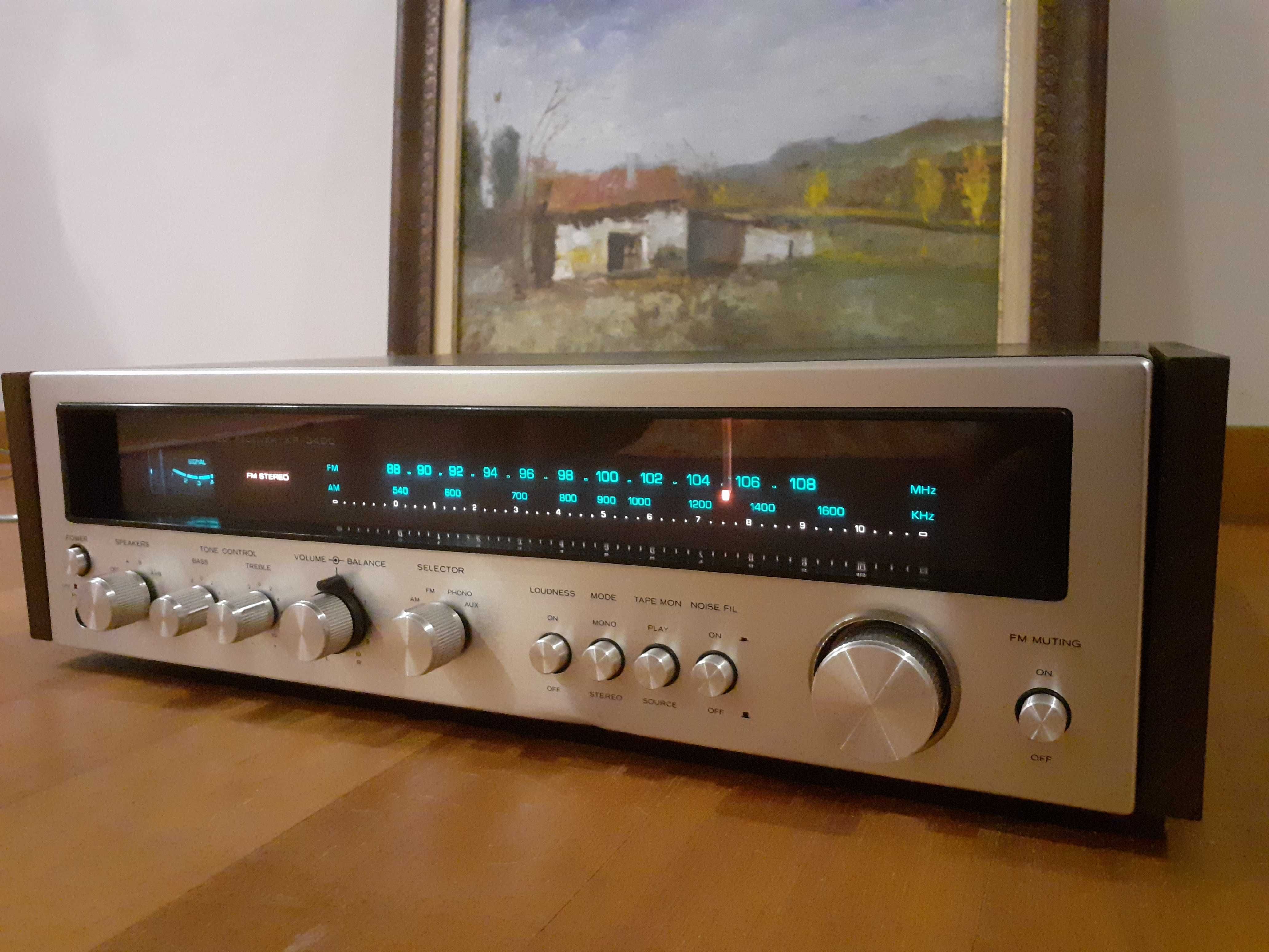 Kenwood Stereo Receiver KR-3400 -Tuner/Amplificador.