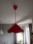 Lampa ikea czerwona