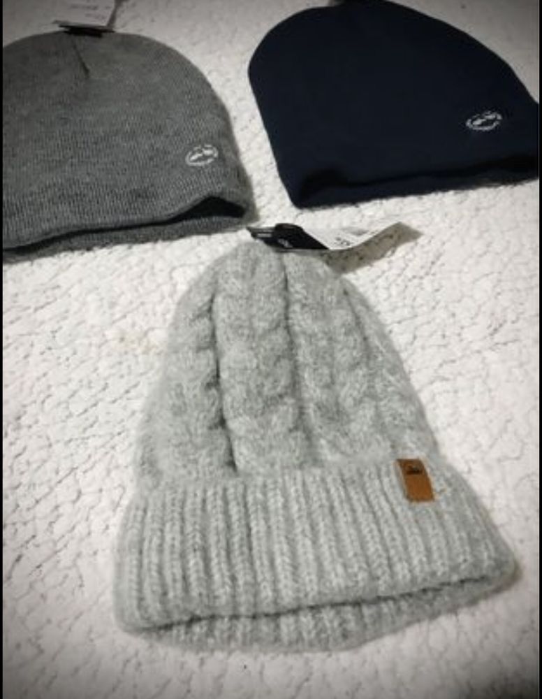 3 gorros de malha (52cm) *novos com etiqueta*