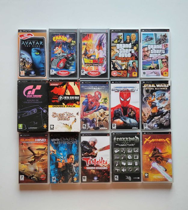 Jogos PLAYSTATION / PSP || COMPLETOS || (a vulso) - DESDE 3€