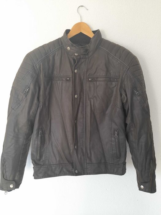 Casaco Mota Pele Tamanho M Casa das Peles (Proteções -Forro Removível)