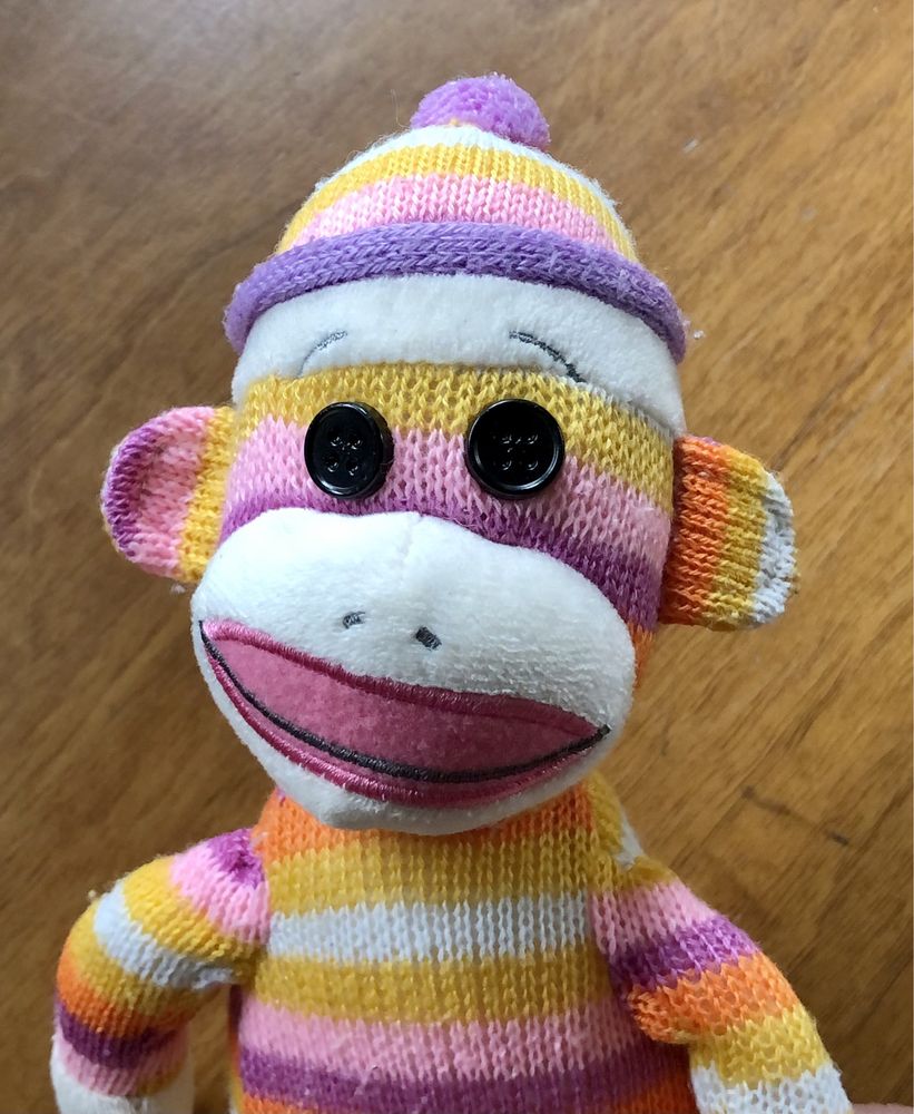 Kolekcjonerska maskotka Sock Monkey firmy Ty małpka skarpetkowa
