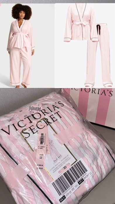 Піжама Victoria’s Secret VS Вікторія сікрет  Фланель XS Long