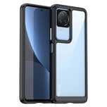 Etui Outer Braders sztywny pokrowiec z żelową ramką do Xiaomi Poco F4/
