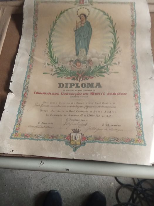 Diploma antigo real confraria