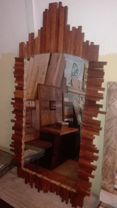 Oprawa z drewna egzotycznego  merbau