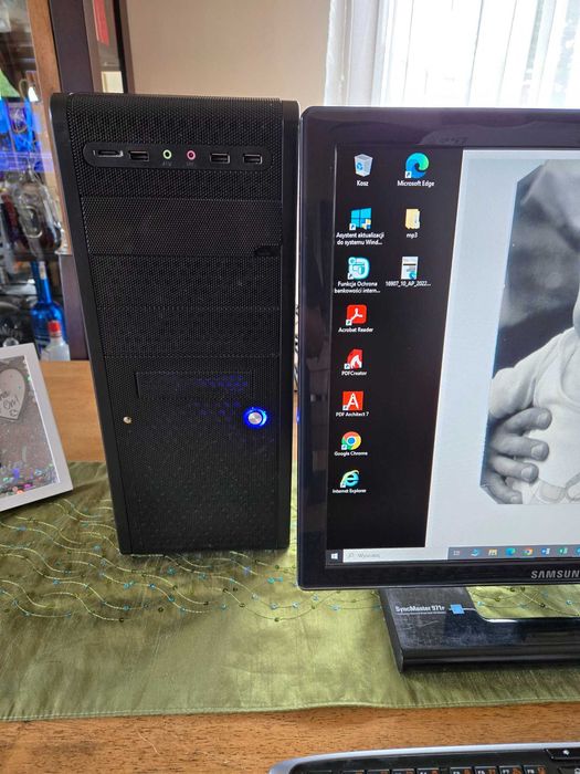 Zestaw Komp Intel i7 3.4GHz SSD 1,25TB monitory Esset 3lata Win10