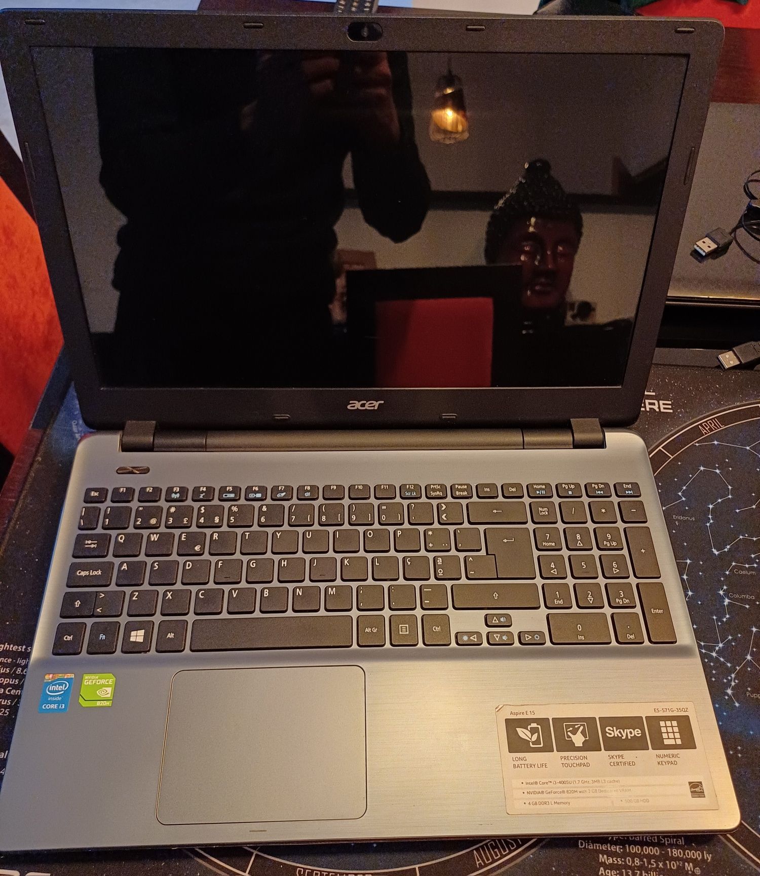 Acer Aspire E 15 "Não carrega"