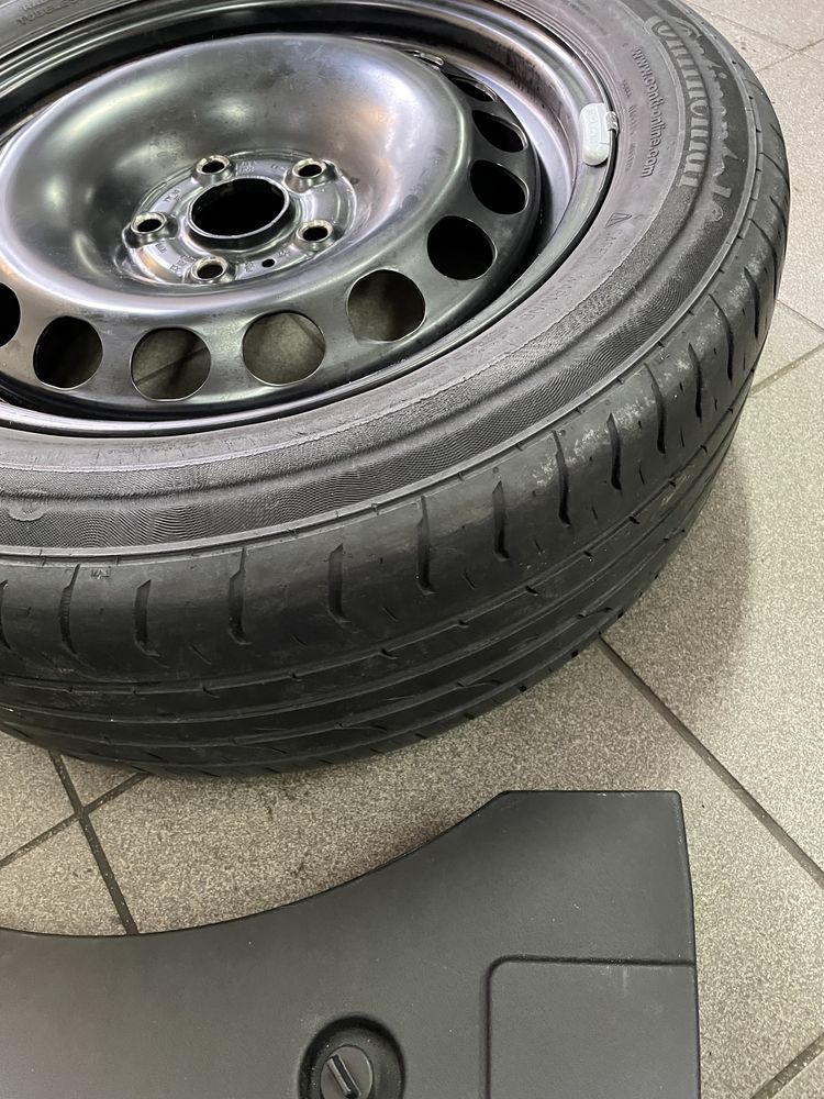 Koło zapasowe zapas vw passat b6 5x112 wkład lewarek klucz