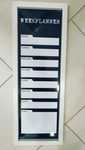 Planer tygodniowy w drewnianej ramce 55x20