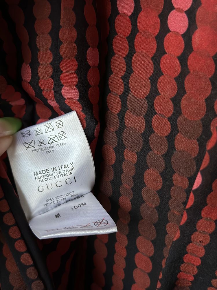 Подіумне шовкове плаття Gucci, оригінал.