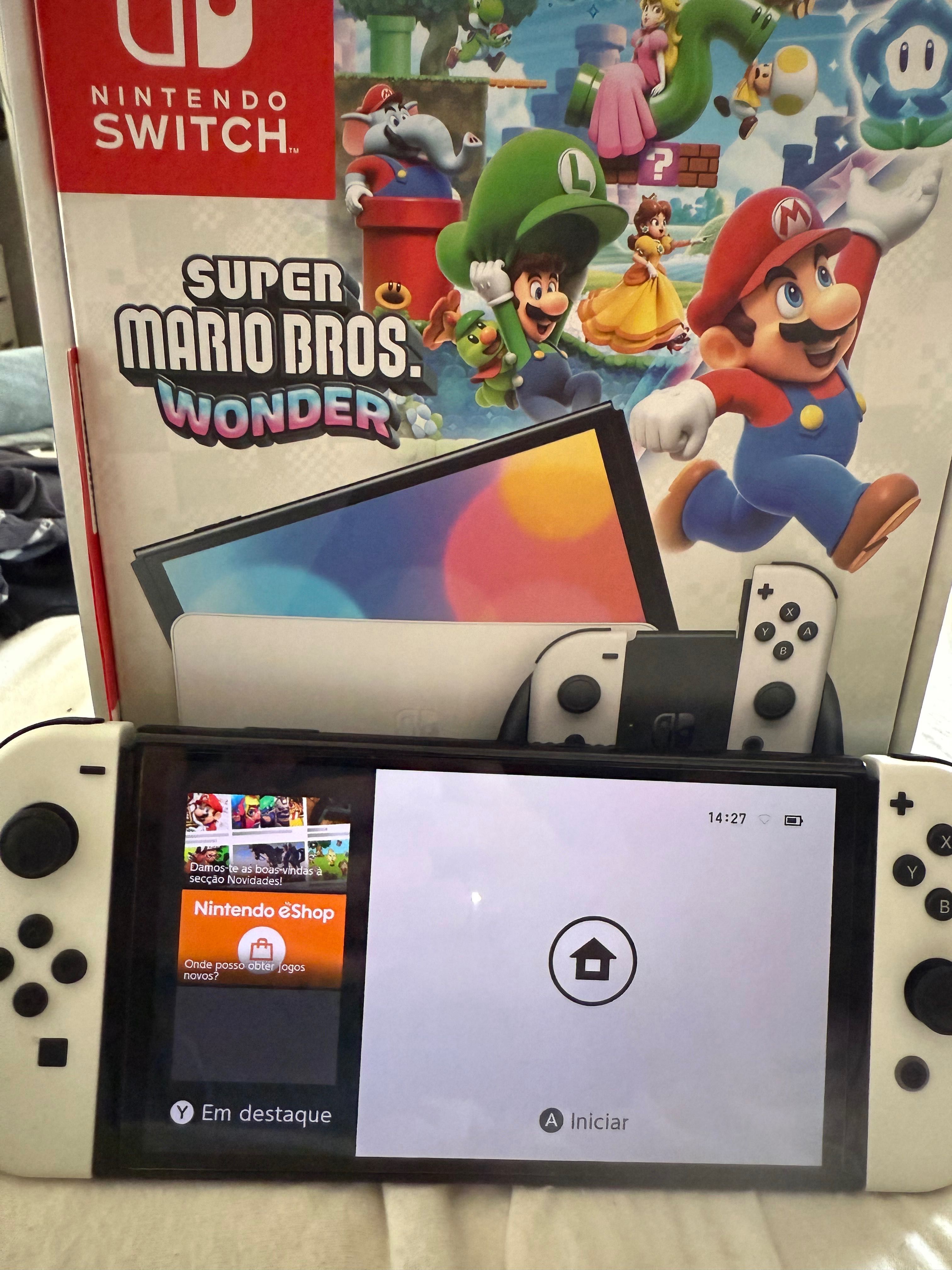 Nitendo Switch Oled desbloqueado como novo