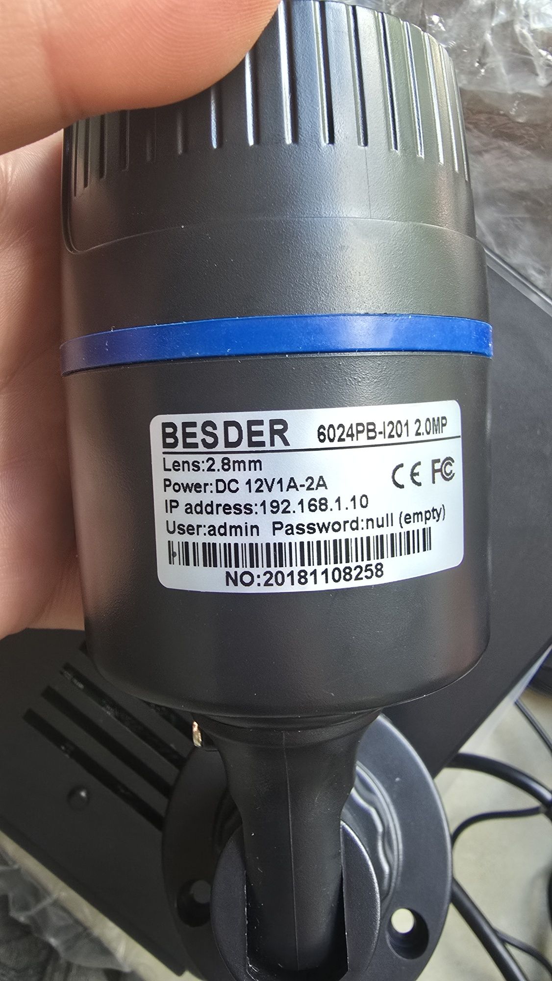 Monitoring - Nagrywarka i 2 szt kamer Besder