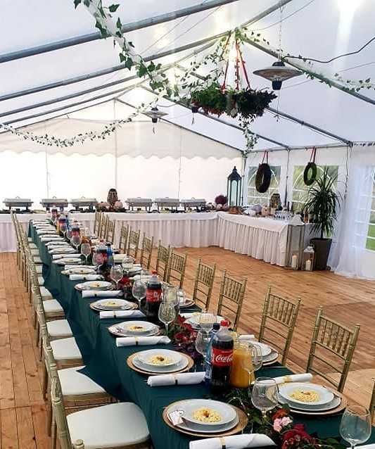 Wynajem namiotów, stołów, krzeseł, obrusy, dekoracje, wynajem namiot