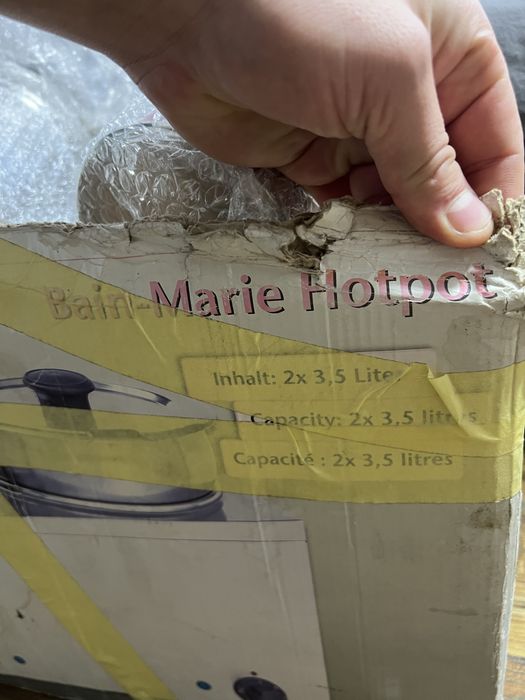 Професійний мармит Bartscher Bain-Marie Hotpot2x3 5л, водяна баня/кафе