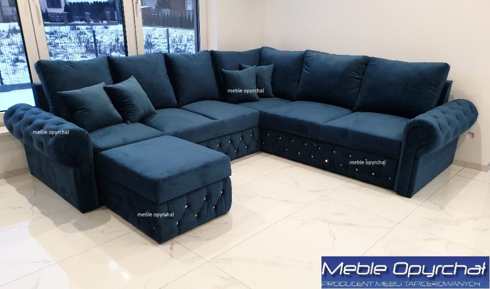 PRODUCENT!! NOWOŚĆ!! glamour narożnik sofa rogówka NR.75