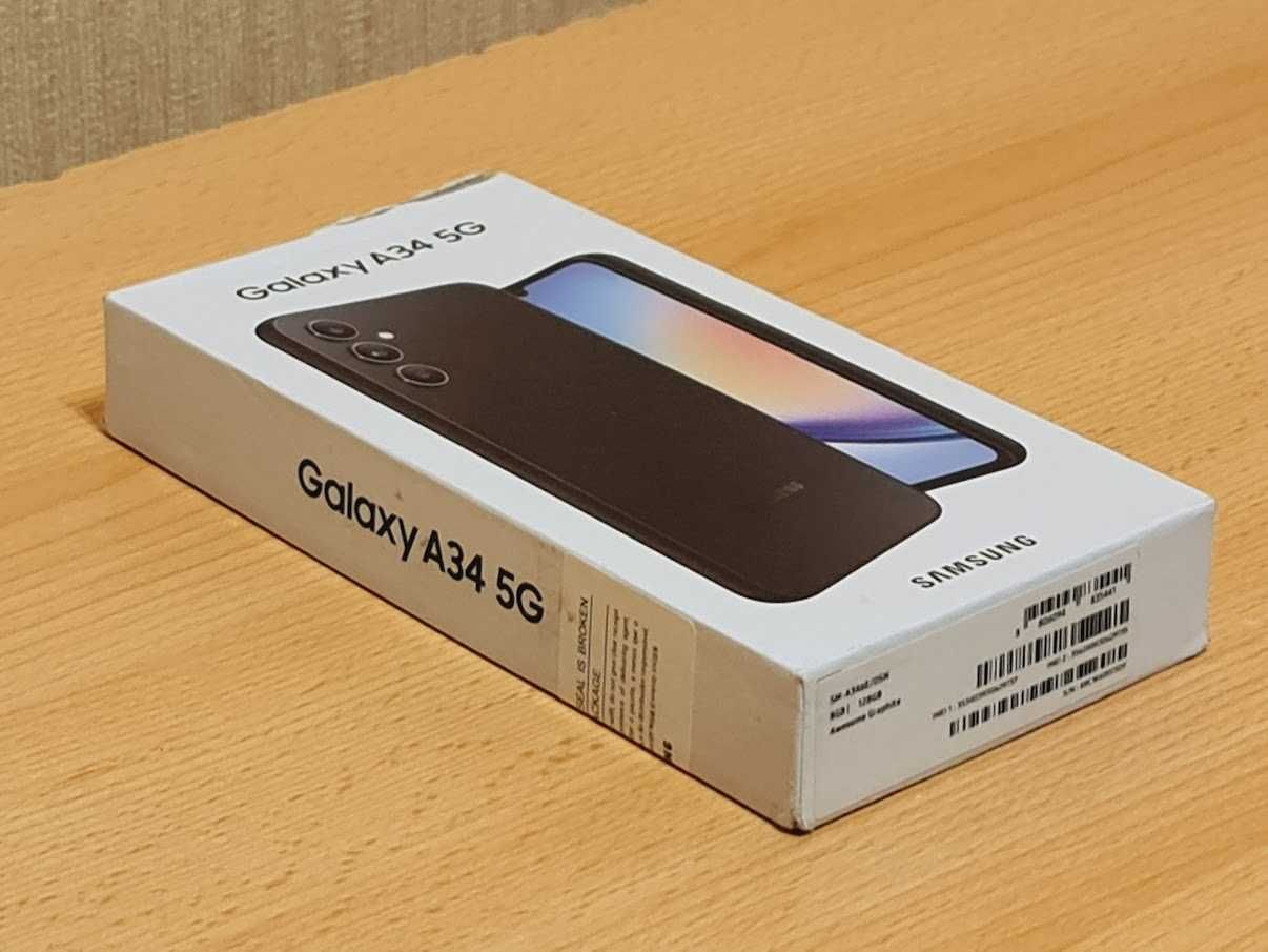 Новий запакований смартфон Samsung Galaxy A34 5G NFC 8/128GB SM-A346EZ