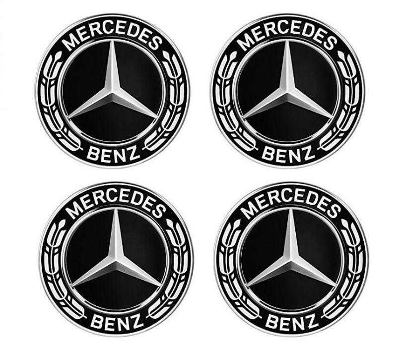 Mercedes 4 centros de jantes - AMG
