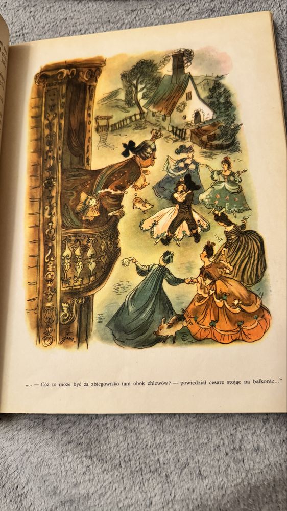 Baśnie Andersena 1973 Ilustracje Szancera