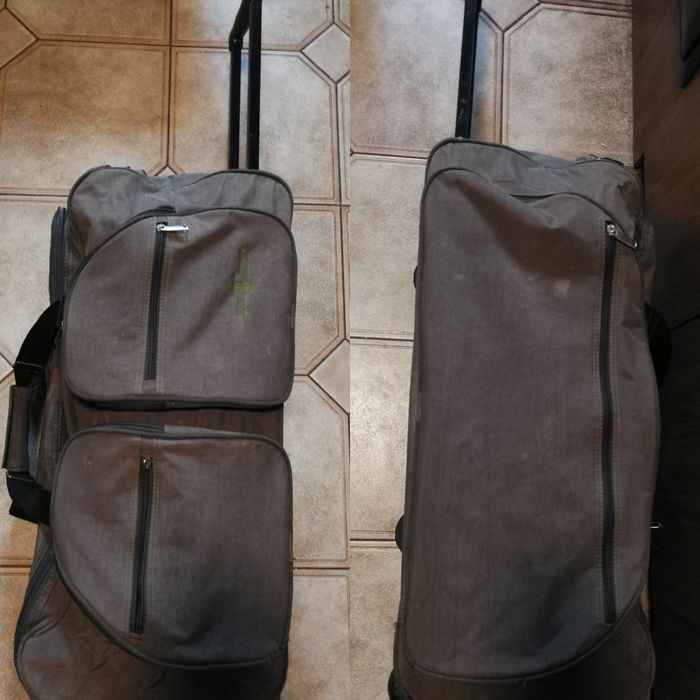 Чемодан-сумка Bagland Madrid на колёсах дбольшая