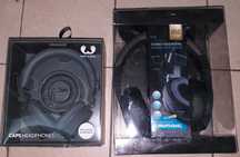 Auscultadores GRUNDIG + auscultadores com microfone CAPS