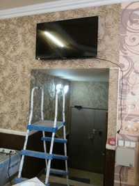 Установка телевизора на стену Одесса , монтаж кронштейна.Мастер на дом