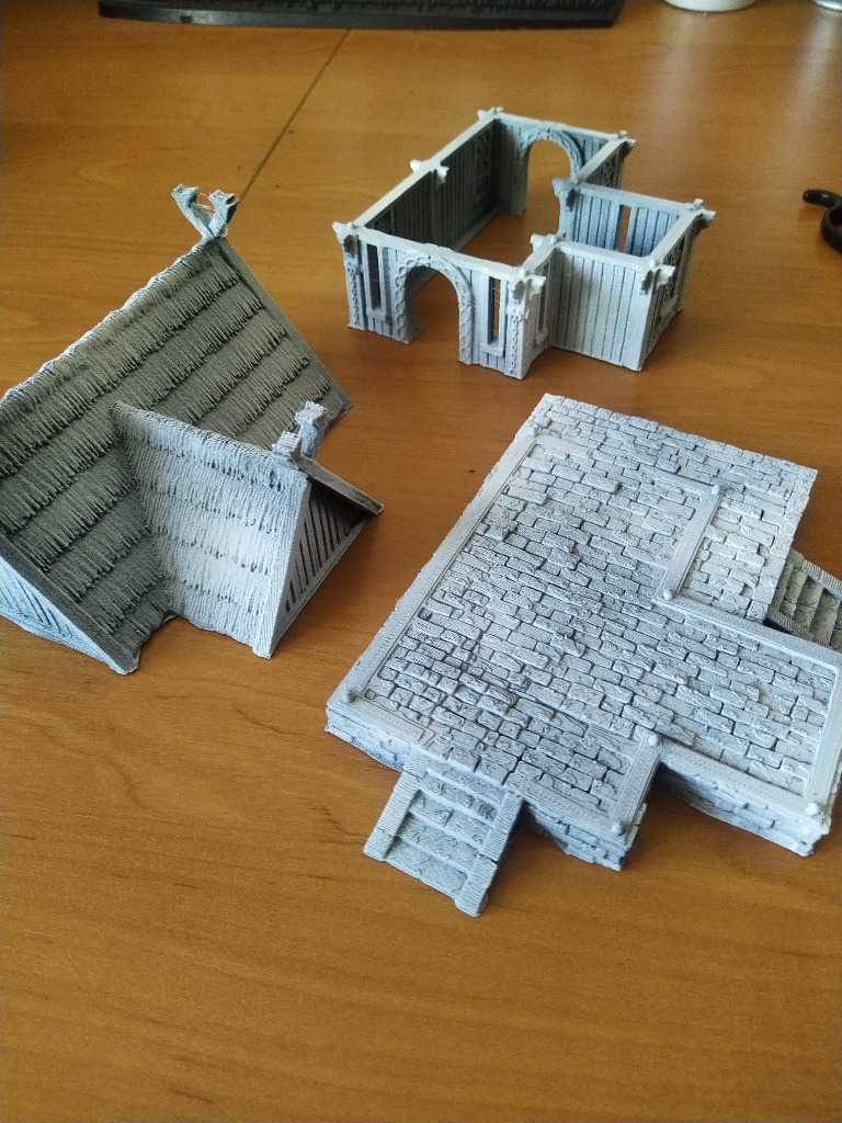 Dom wikinga druk 3D DnD RPG