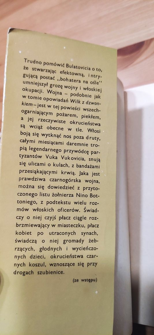 "Bohater na ośle" Miodrag Bulatović