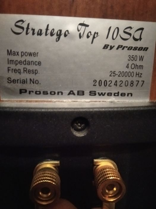 Акустика из Европы