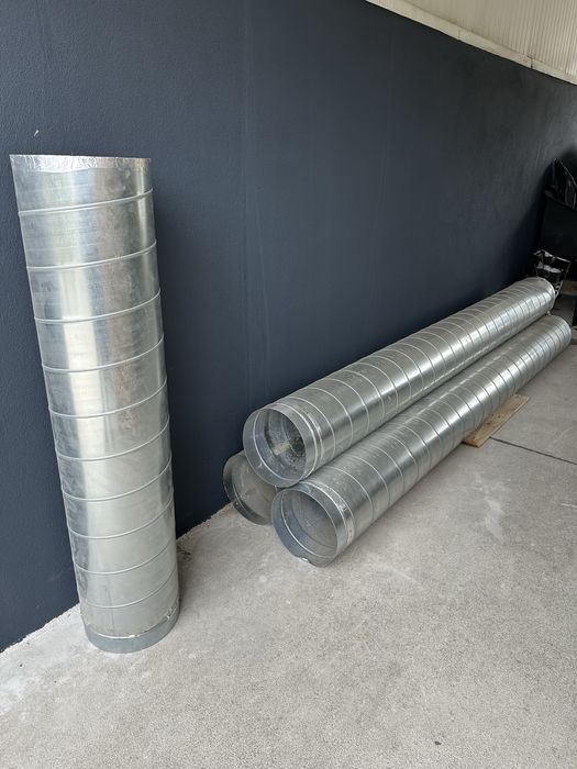 Tubos de extração galvanizados 3m