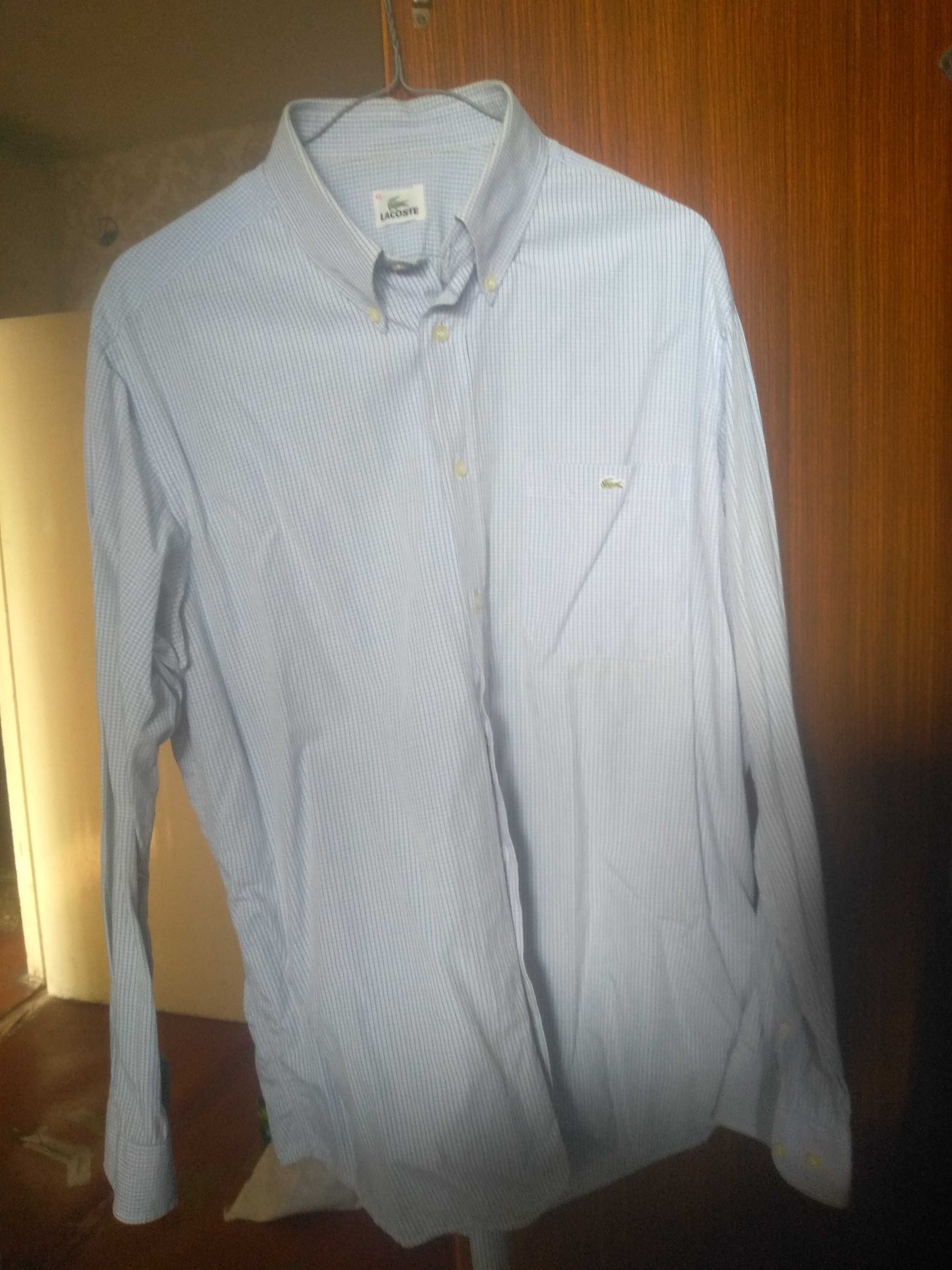 Рубашка мужская ,бренд Lacoste