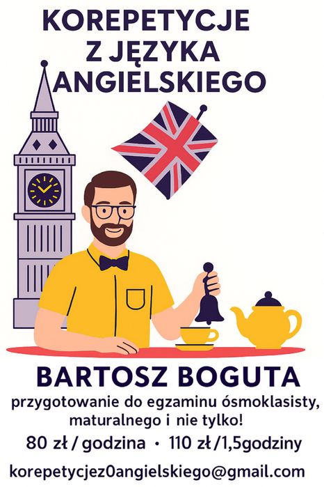 Korepetycje z języka angielskiego [online i z dojazdem]