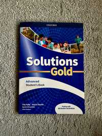 Jak nowy - Solutions Gold Advanced Student's Book Podręcznik Oxford