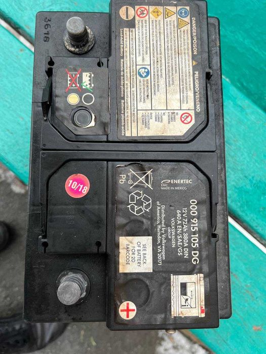 продаю акумулятор  2015 року на vw, audi, seat  и т.д