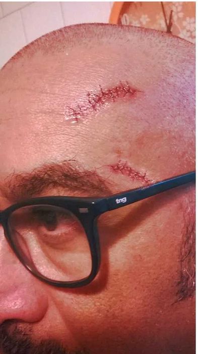 Halloween Walking Day Tattoo fake temporário terror cicatriz