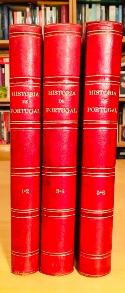 ANTÓNIO ENNES e outros - História de Portugal, 6 vols. RARO