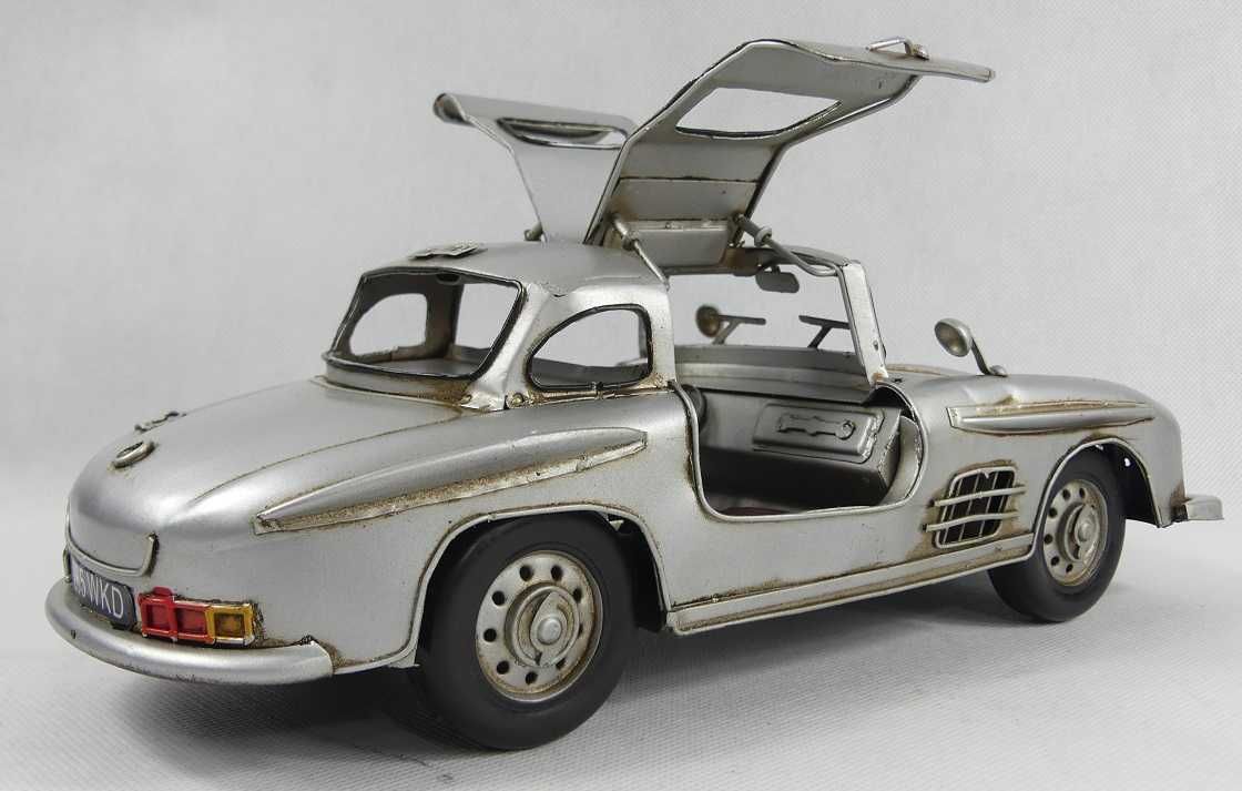 Gullwing Replika Metalowy Mercedes -Benz 300 SL AUTO pojazd retro