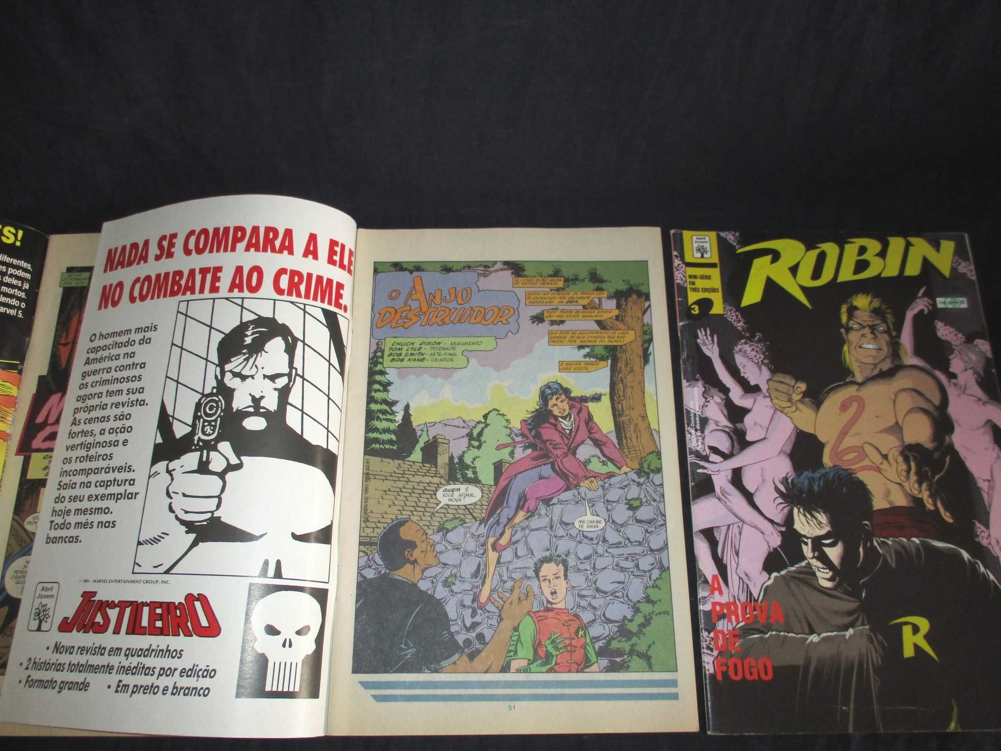 Livros Robin Mini-Série em Três Edições 1992