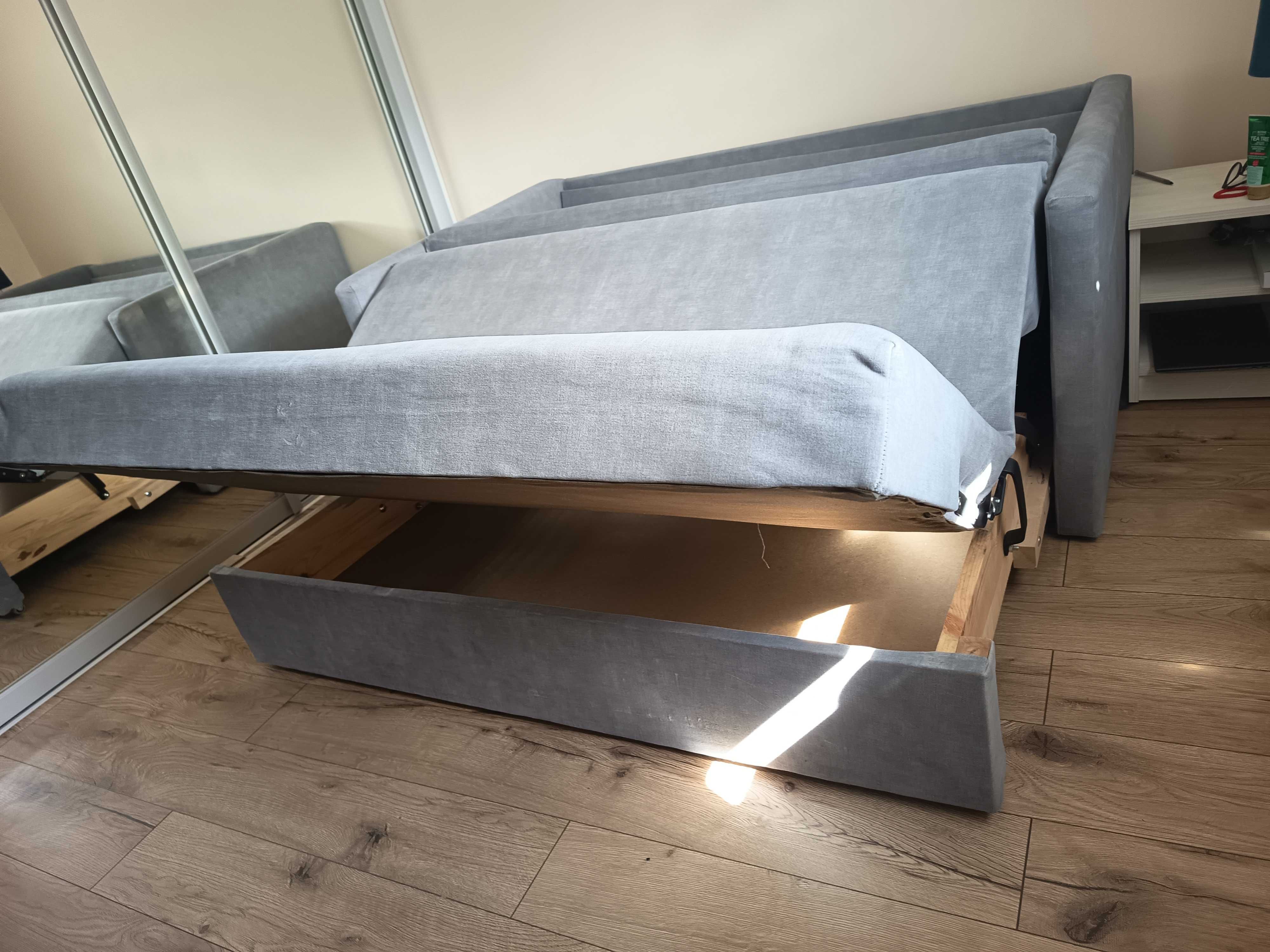 Tapczan, Sofa, Amerykanka, Łóżko 140 x 200, Pojemnik Stan Bardzo dobry