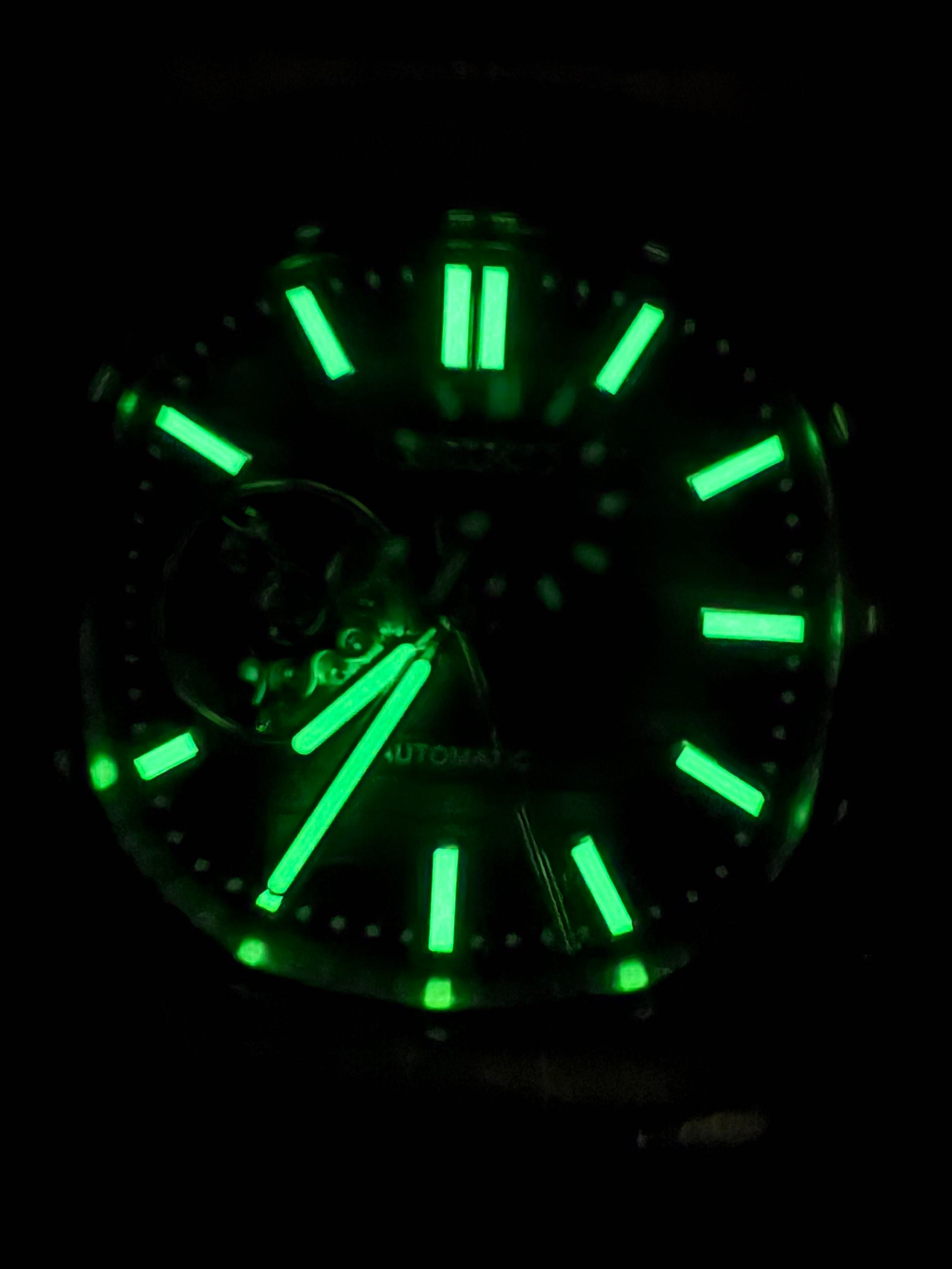 Seiko Mod Nautilus Openheart Chocolate