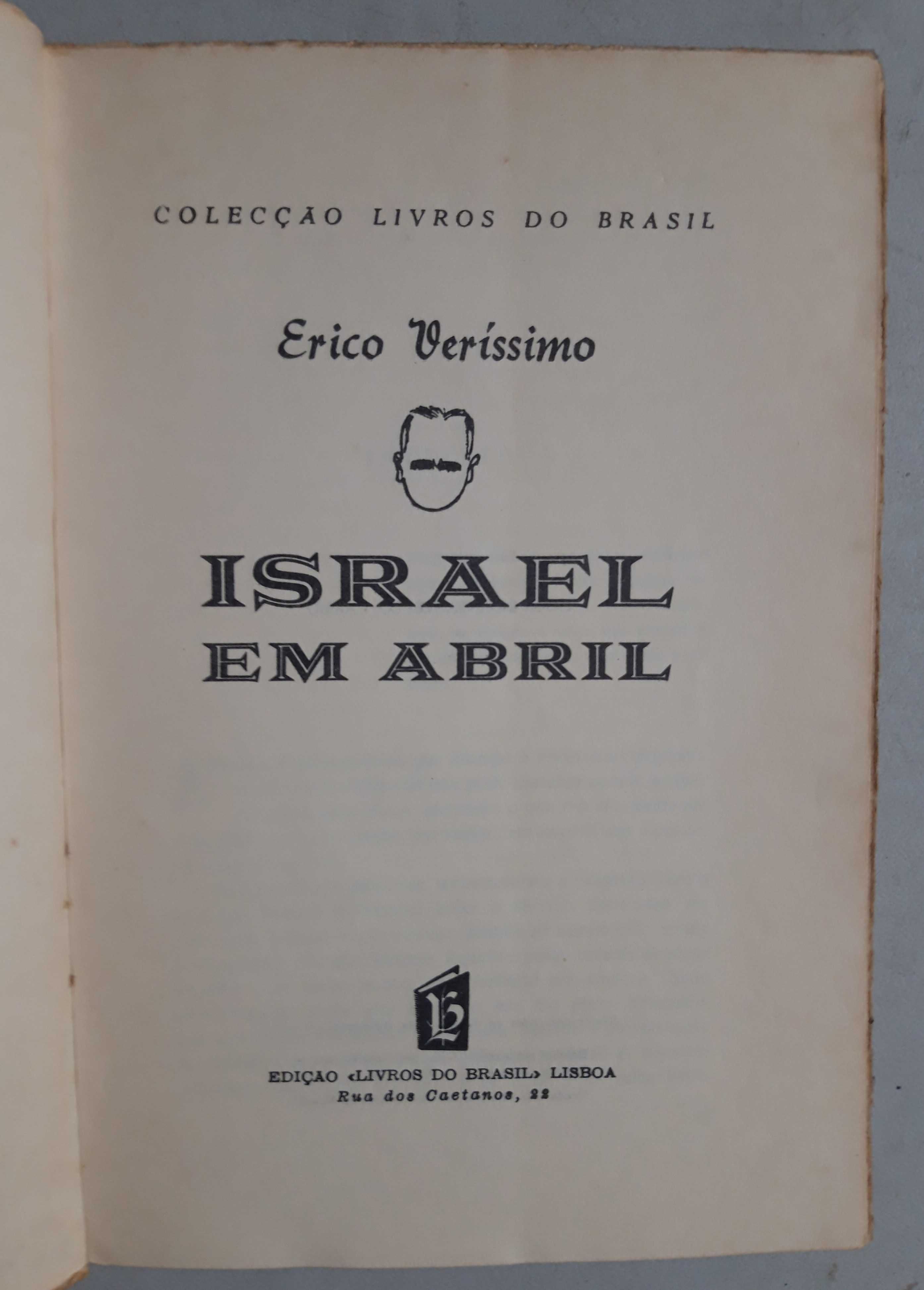 Livro PA-7 - Erico Veríssimo - Israel em Abril